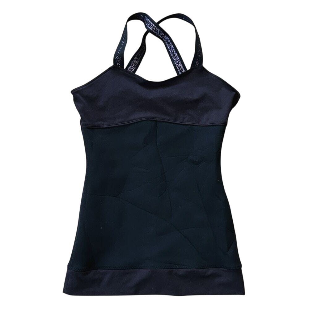 Zaggora Neoprene Fitted Cross Back Compression Tank Size 6